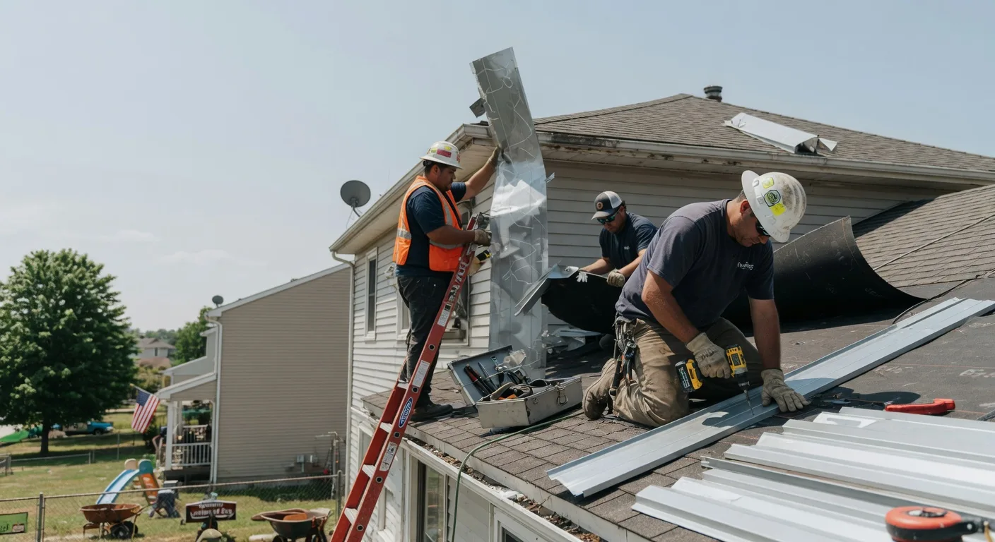 Storm Damage Metal Roof Repair in Fort Gay, WV